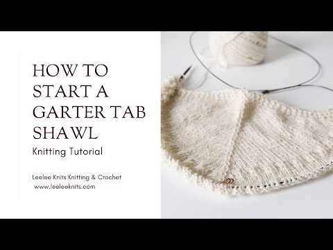 Garter Tab Cast On Video Tutorial (Easy)