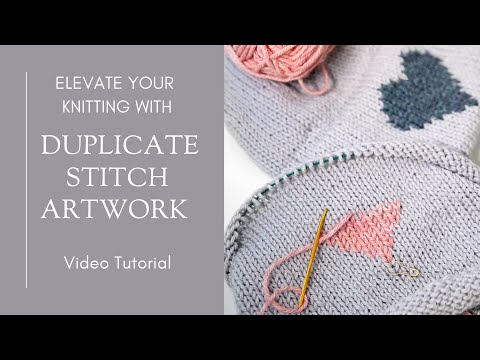 How to Knit the Duplicate Stitch