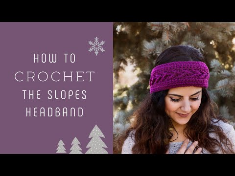 How to Crochet the Slopes Headband