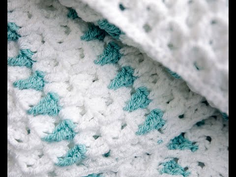 Simple Crochet Baby Blanket - Leelee Knits