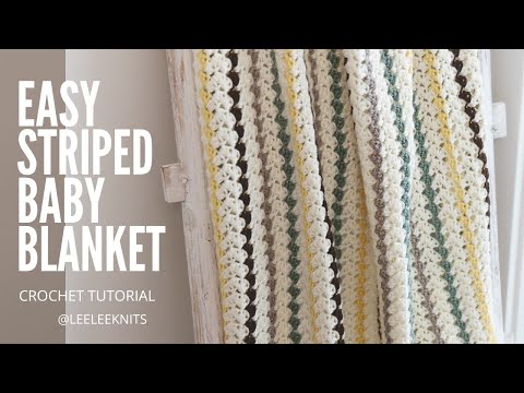 Easy Crochet Baby Blanket Suzette Stitch