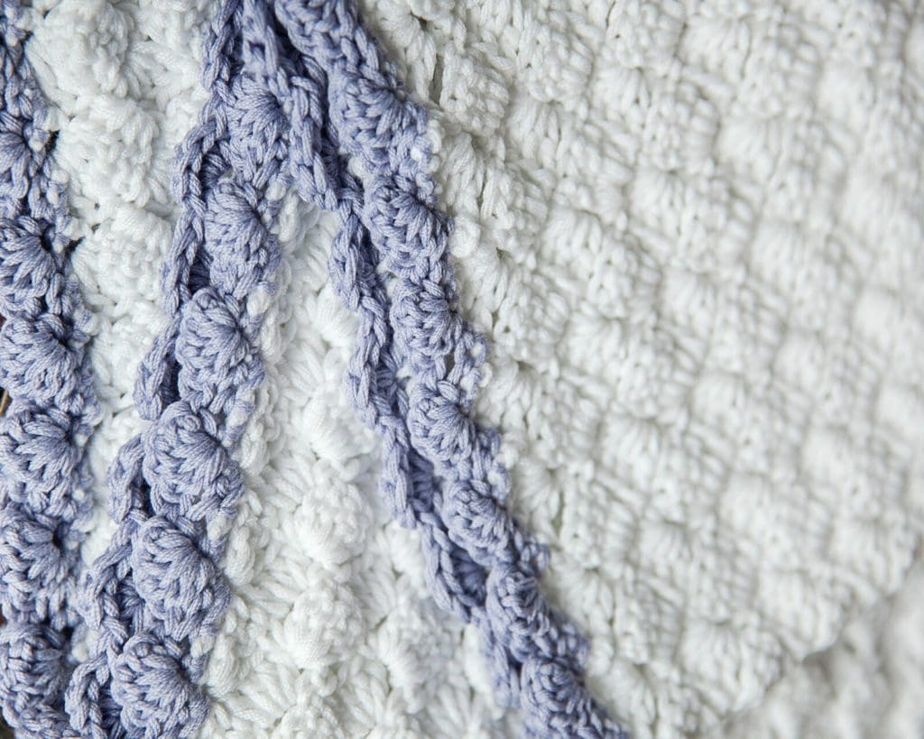 crochet shell stitch baby blanket