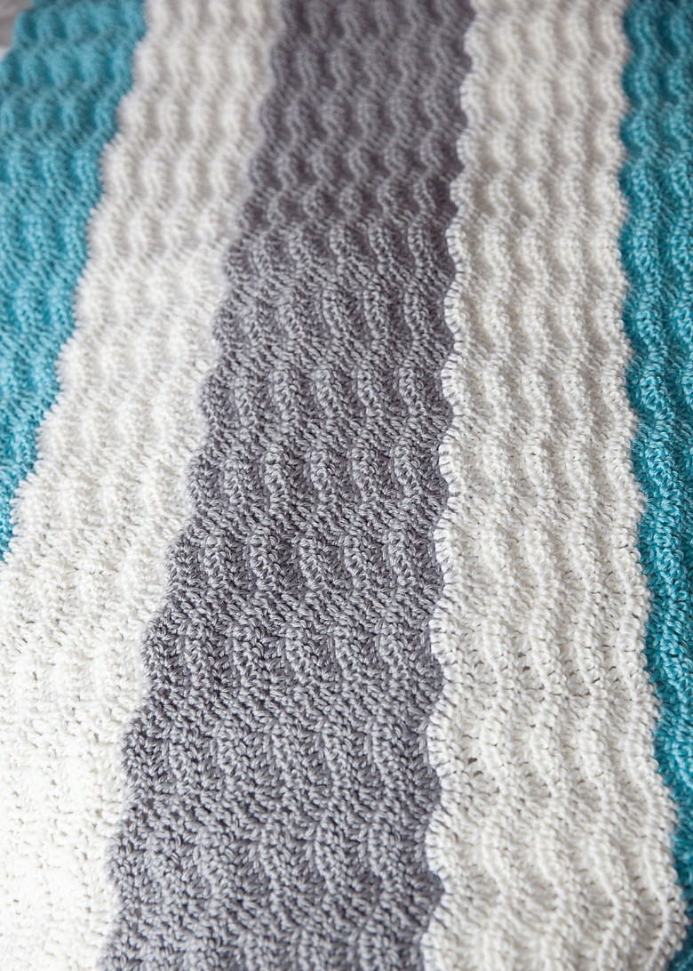 Free Chevron Baby Blanket Crochet Pattern