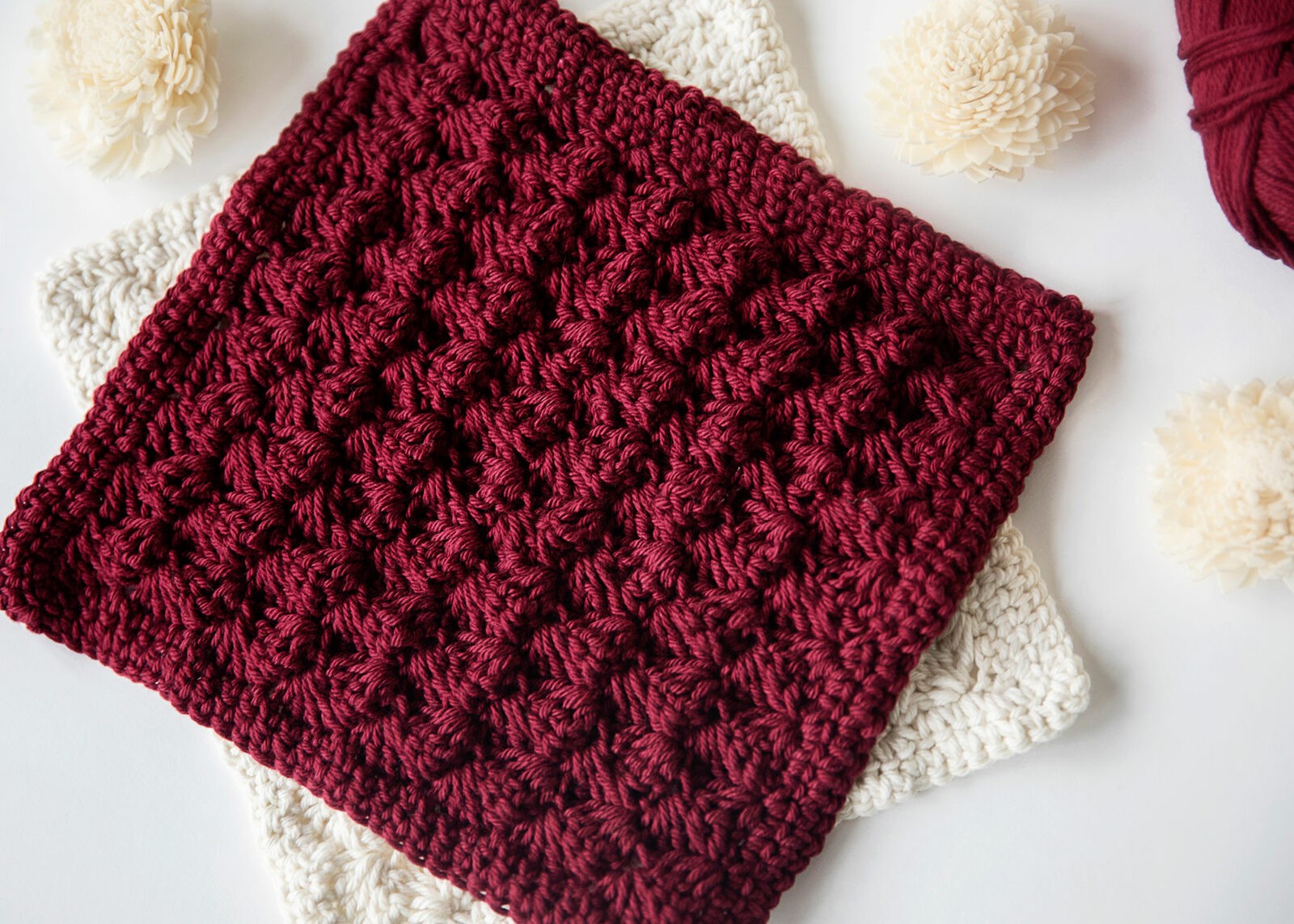 Easy Square Crochet Potholders - Your Crochet