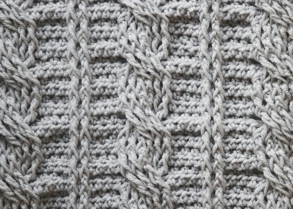 Chunky Braided Cabled Blanket Crochet Pattern – IKCrochet