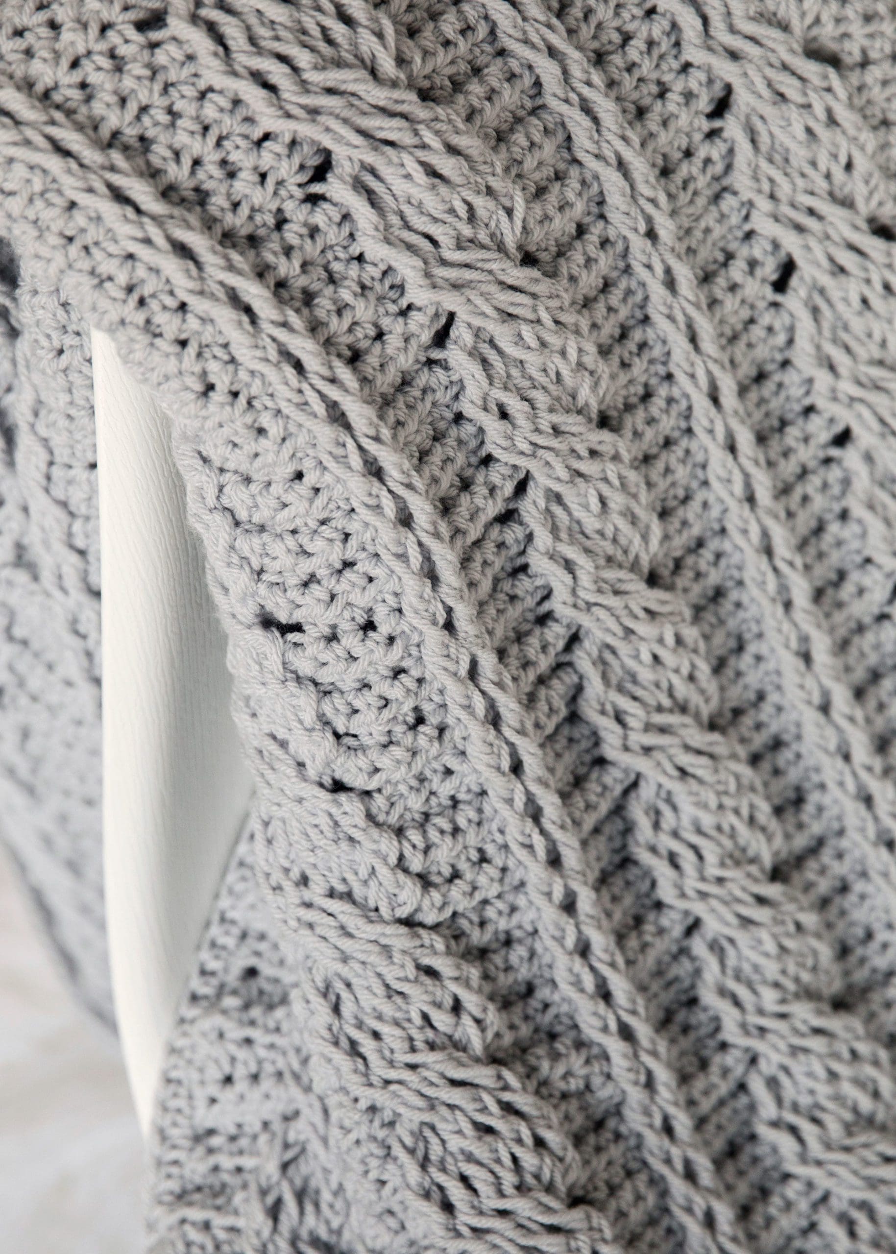 Make This Beginner Crochet Cable Blanket + Full Video Tutorial!