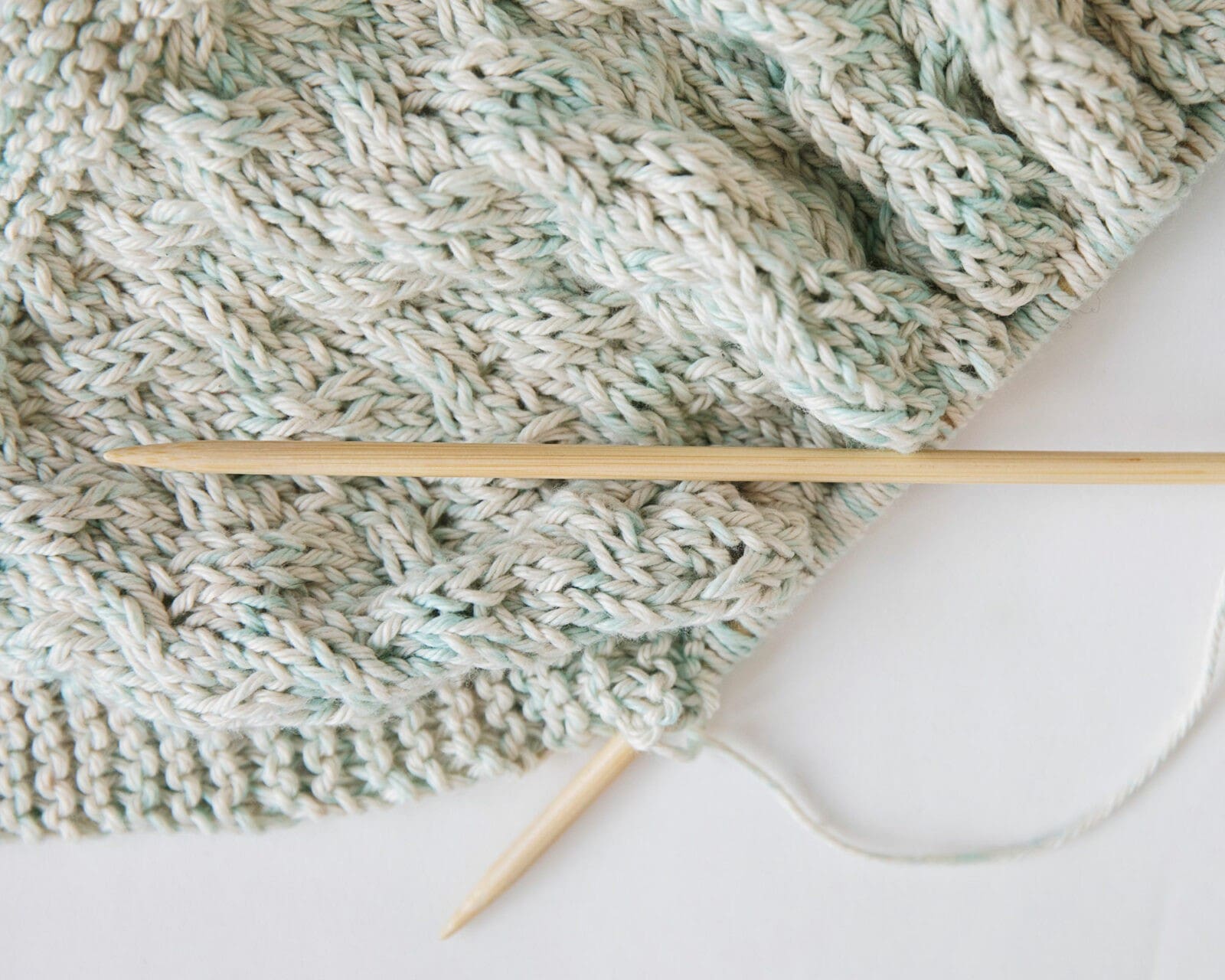 Waterfall Baby Blanket Leelee Knits