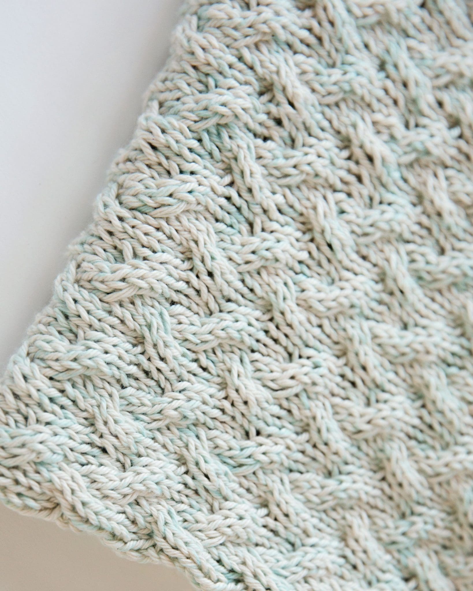 Waterfall Baby Blanket Leelee Knits