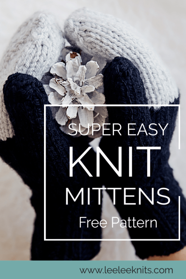 Easy Mittens Knitting Pattern