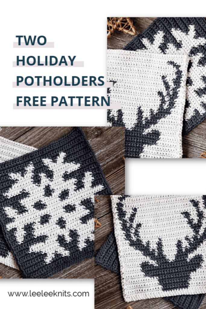 Easy Chevron Pot Holders - Free Crochet Pattern + Video