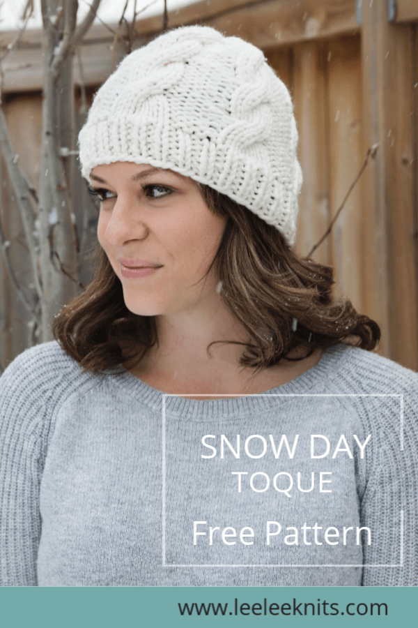 Printable Toque Snow Day Toque Free Knit Pattern - Leelee Knits