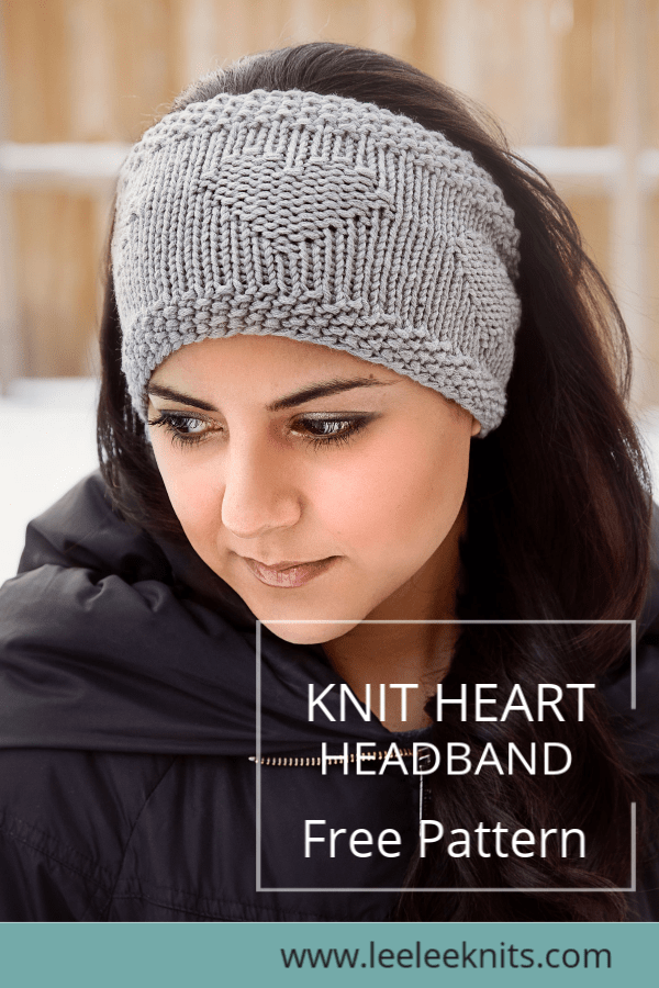 The I Heart U Knit Headband Free Pattern - Leelee Knits