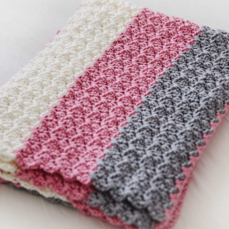 Color Block Throw - Free Crochet Blanket Pattern - Leelee Knits