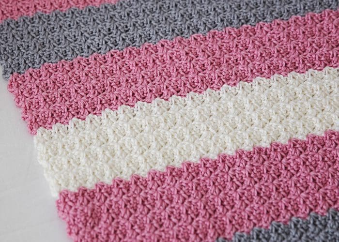 Simple Crochet Baby Blanket - Leelee Knits