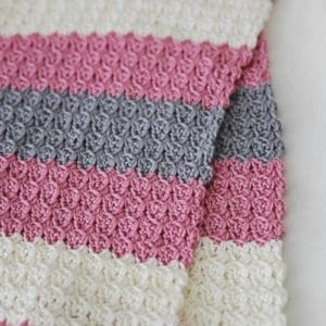 Simple Crochet Baby Blanket - Leelee Knits