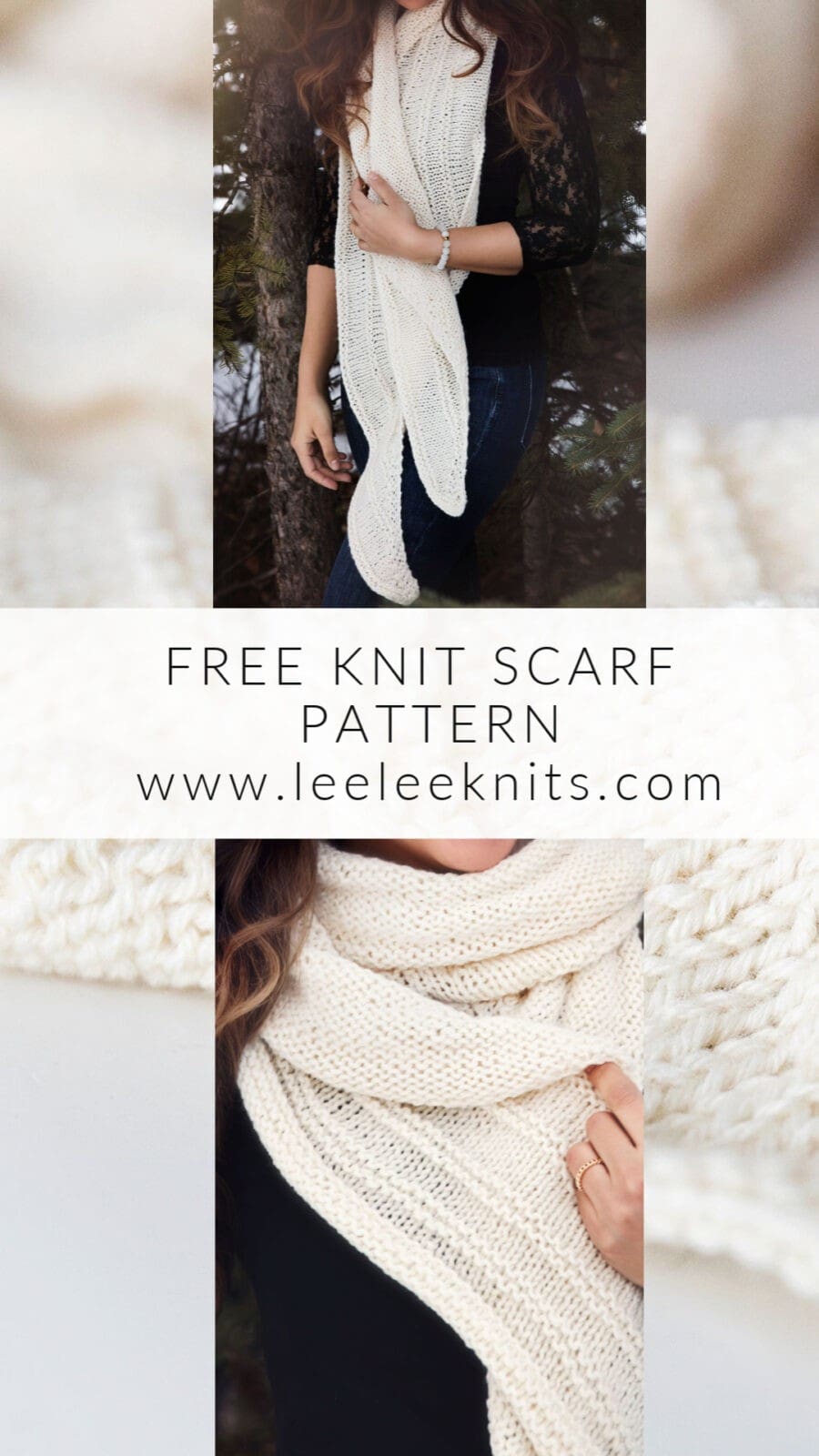 Free Scarf Knitting Pattern - Leelee Knits