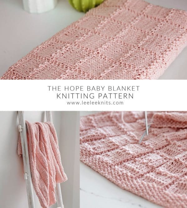 Hope Baby Blanket - Free Knitting Pattern - Leelee Knits