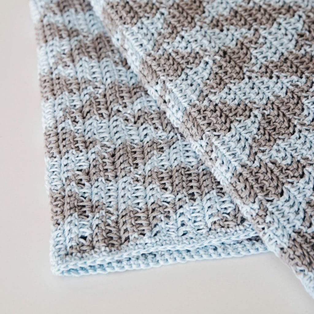 Classic Baby Blanket Crochet Pattern - Leelee Knits