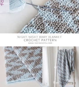 Classic Baby Blanket Crochet Pattern - Leelee Knits