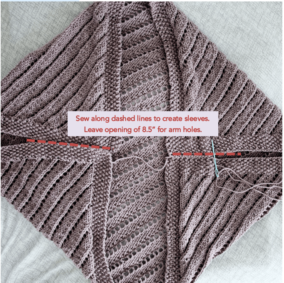 Summertime Cocoon Sweater Knitting Pattern Leelee Knits