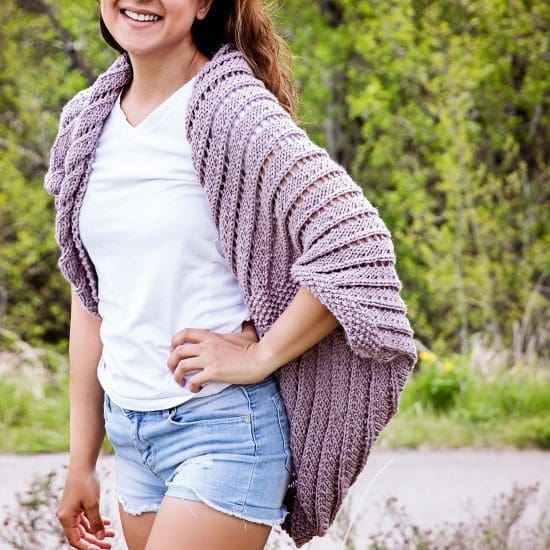 Summertime Cocoon Sweater Knitting Pattern - Leelee Knits