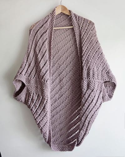 Summertime Cocoon Sweater Knitting Pattern - Leelee Knits