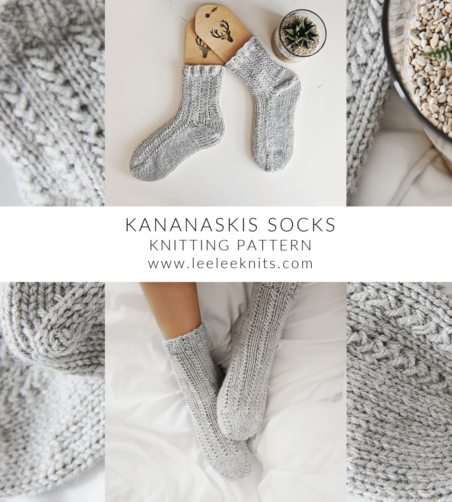 Kananaskis Socks Knitting Pattern - Leelee Knits