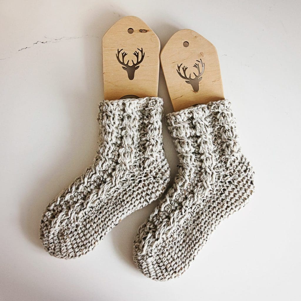 crochet slipper socks pattern 