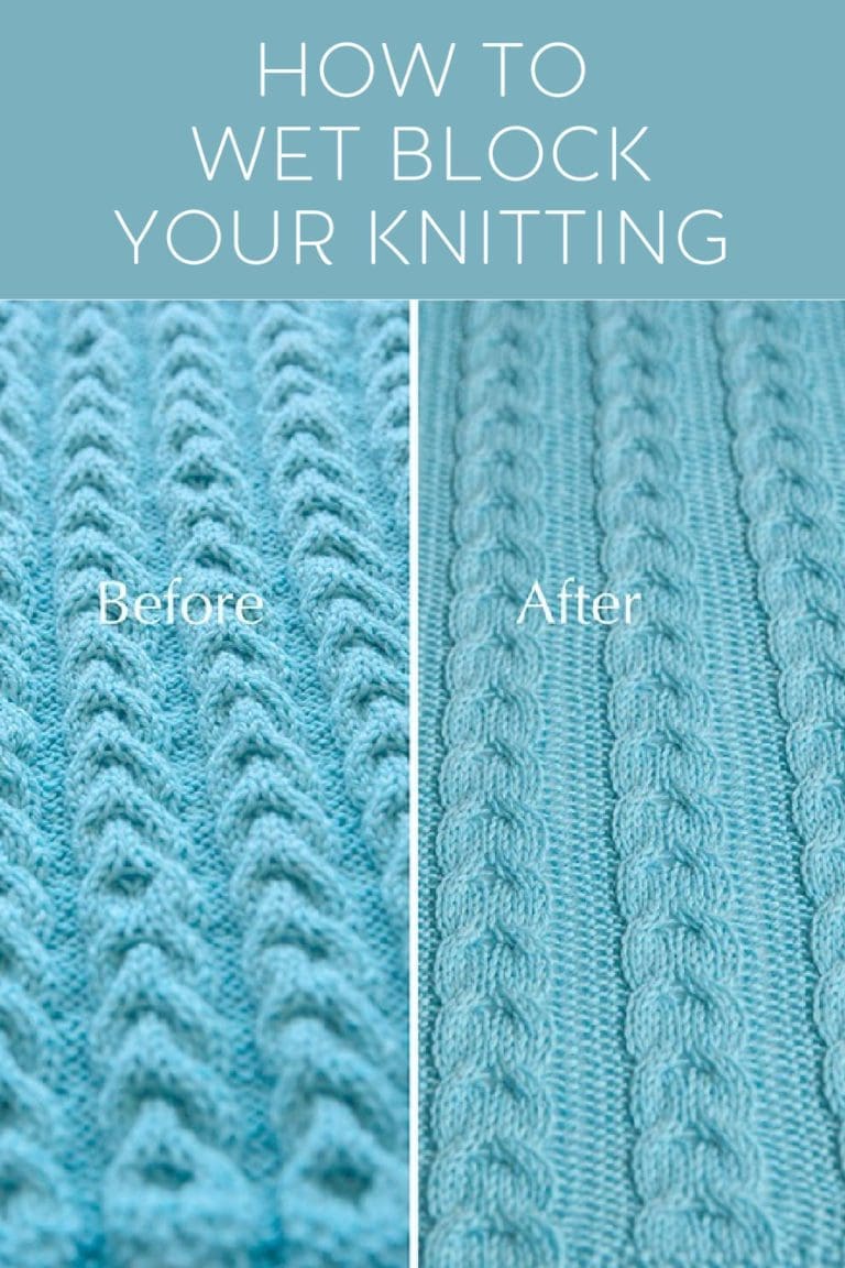 how-to-wet-block-your-knitting-leelee-knits