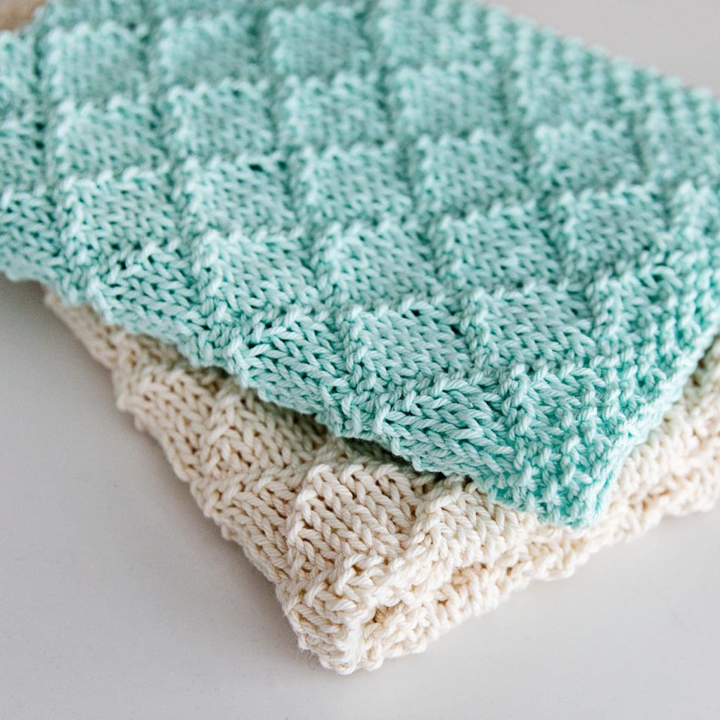 Knit Dish Towel Pattern Leelee Knits Beginner Friendly