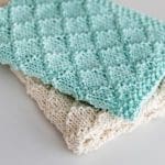 Knit Dish Towel Pattern - Leelee Knits - Beginner Friendly