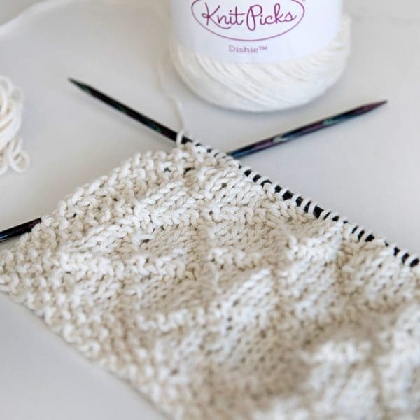 Knit Dish Towel Pattern - Leelee Knits - Beginner Friendly