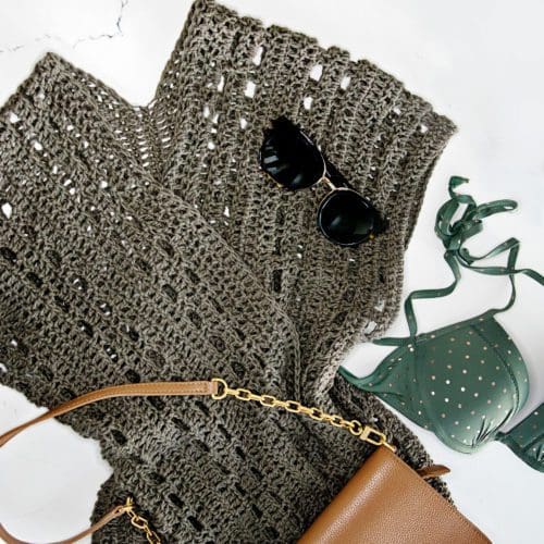 Mosaic Crochet Blanket Wrap Pattern - Leelee Knits