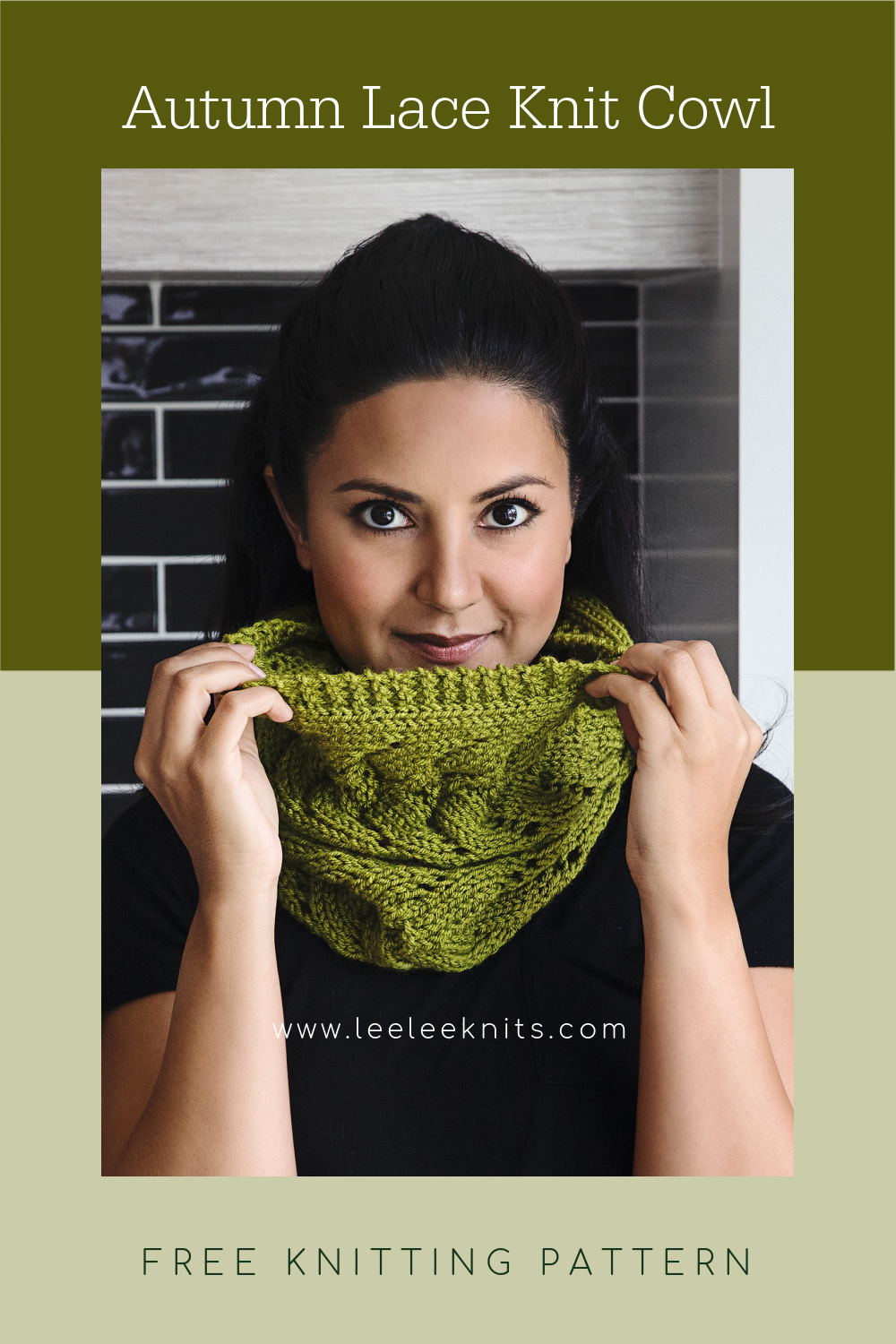 Autumn Lace Knit Cowl Pattern - Leelee Knits