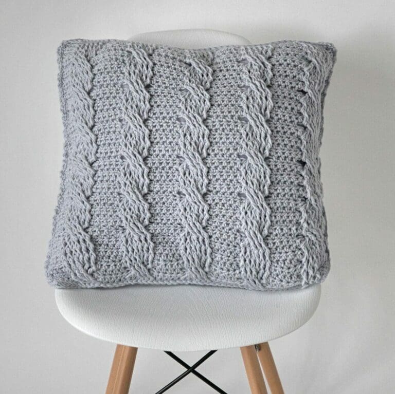 Cable Crochet Blanket A Timeless Pattern Leelee Knits