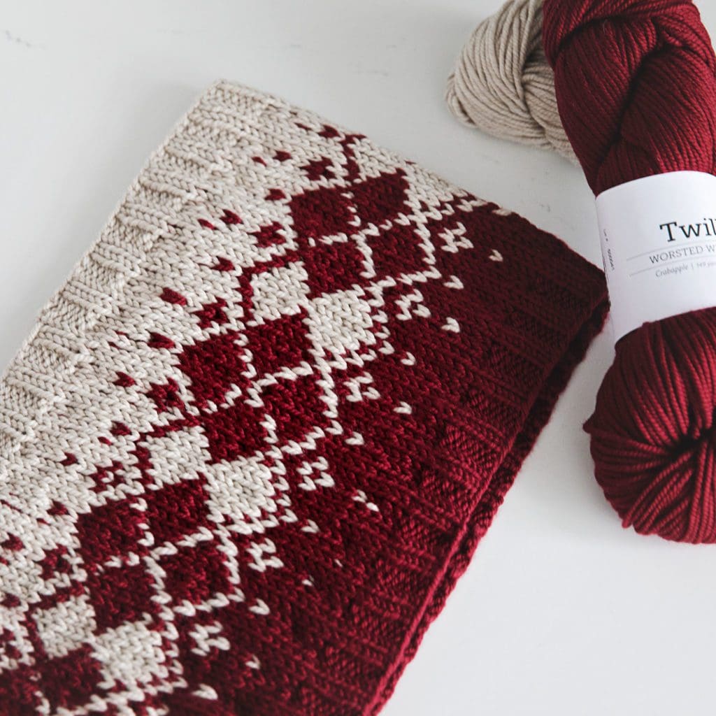Argyle Cowl Knitting Pattern