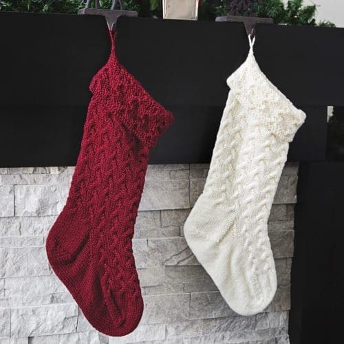 Christmas Stocking Knitting Pattern - Leelee Knits