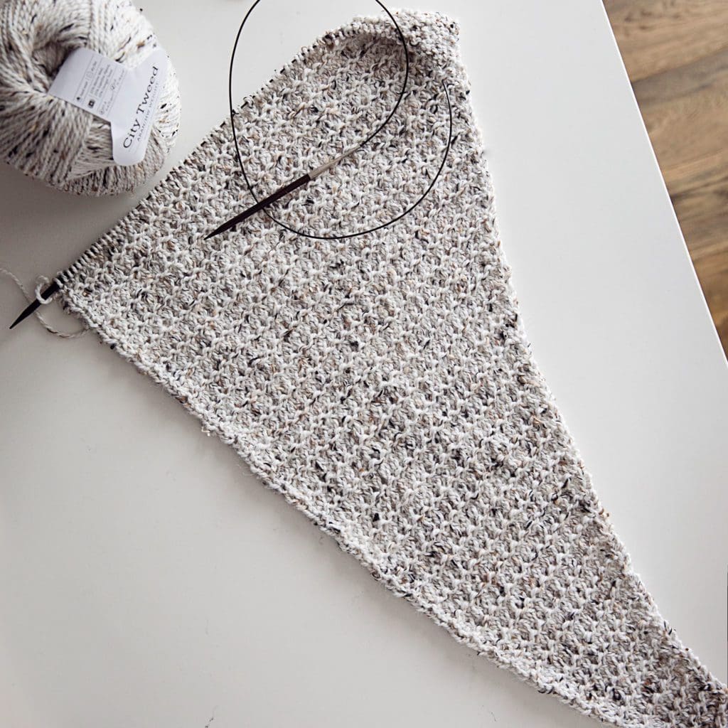 Winter Shawl Knitting Pattern
