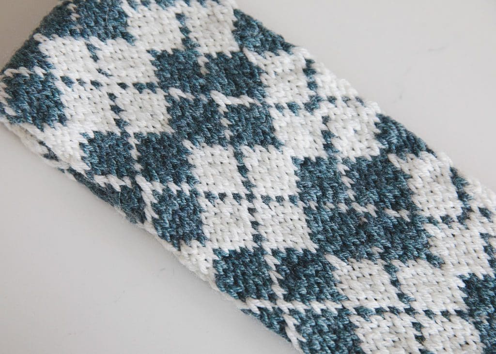 Argyle Headband Knitting Pattern - Leelee Knits