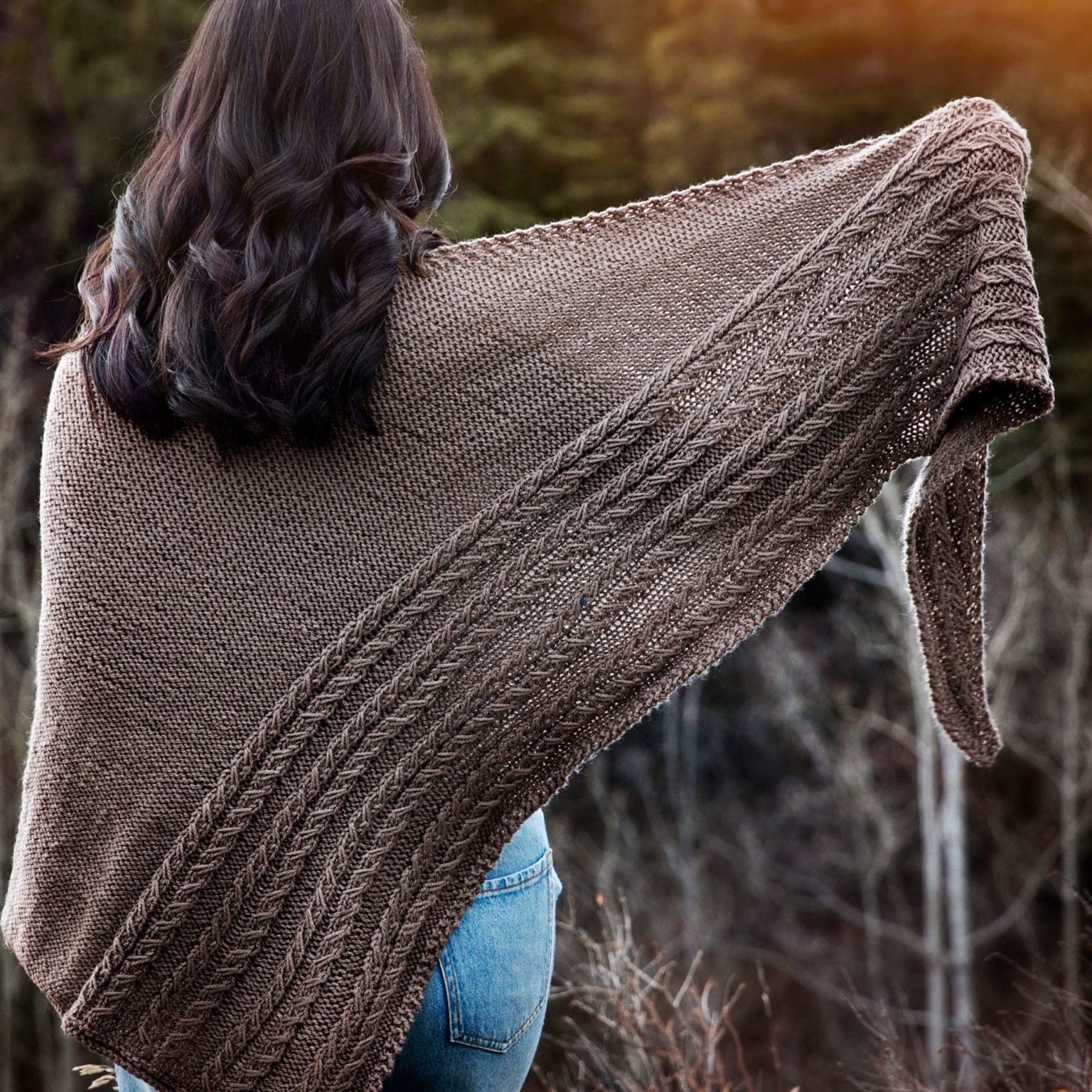 Triangle Shawl Knitting Pattern Leelee Knits