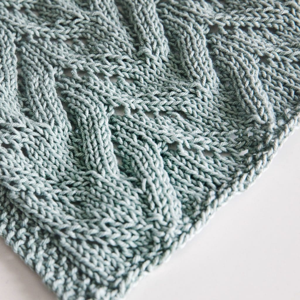 Modern Knit Dish Towel Pattern - Leelee Knits - Beginner Friendly