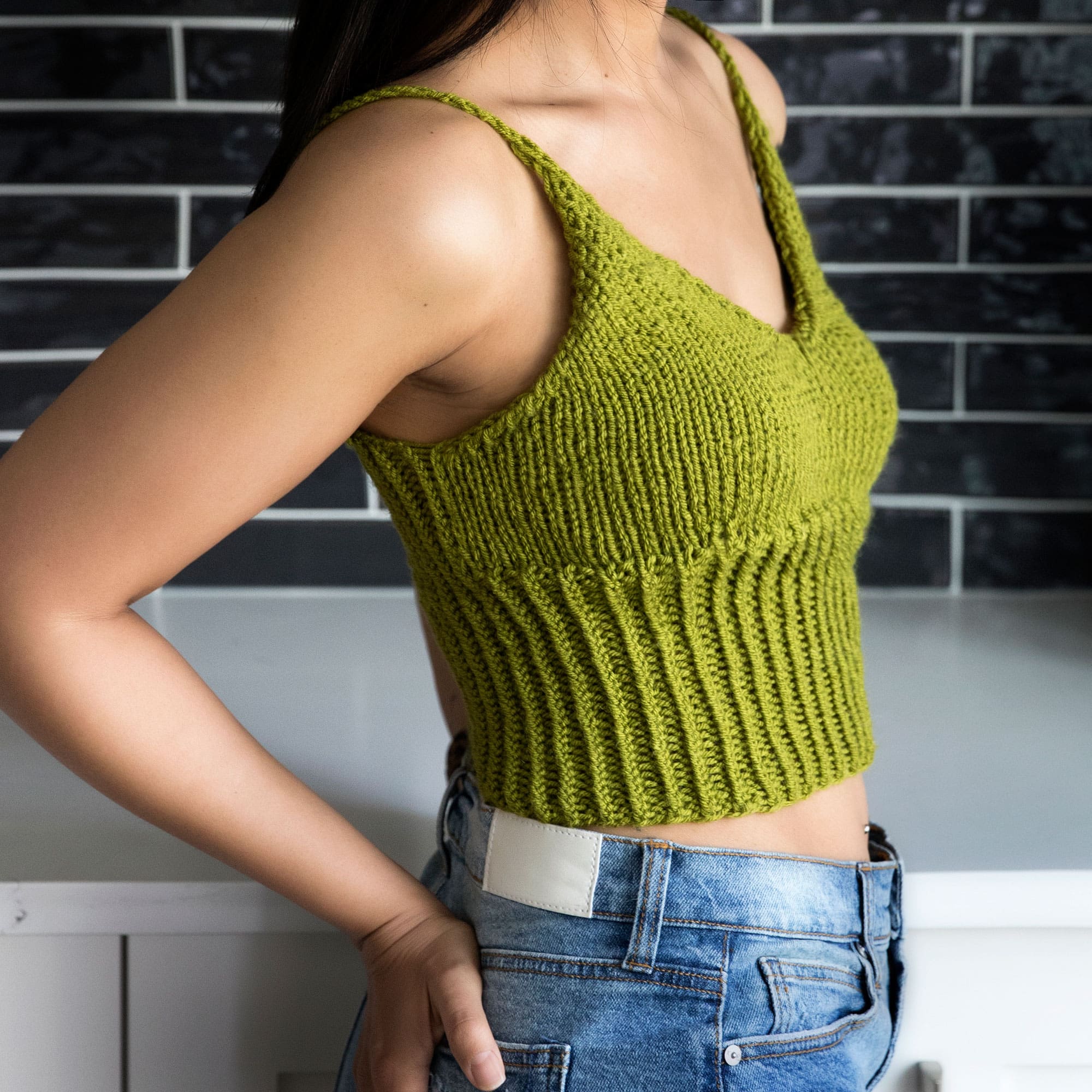 Lattice Tank Top Knitting Pattern Leelee Knits
