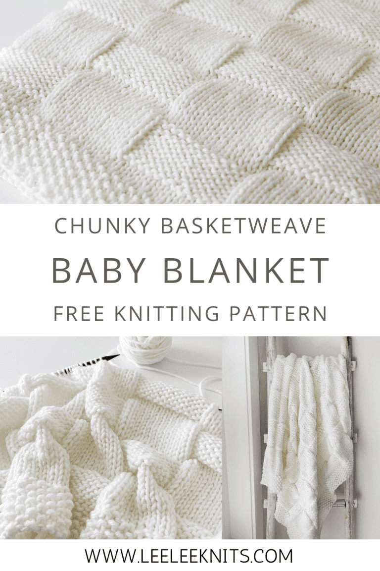 Basketweave Baby Blanket Knitting Pattern Leelee Knits