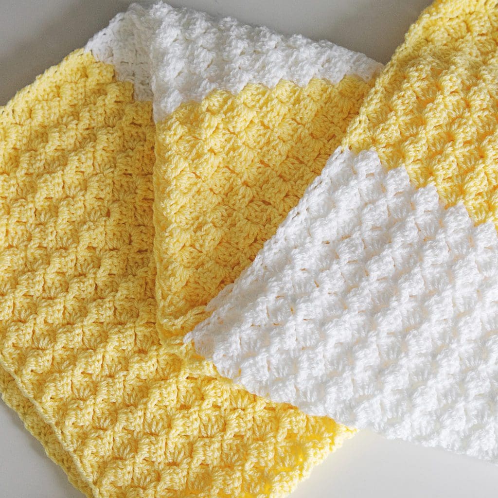 Easy Beginner Crochet Baby Blanket