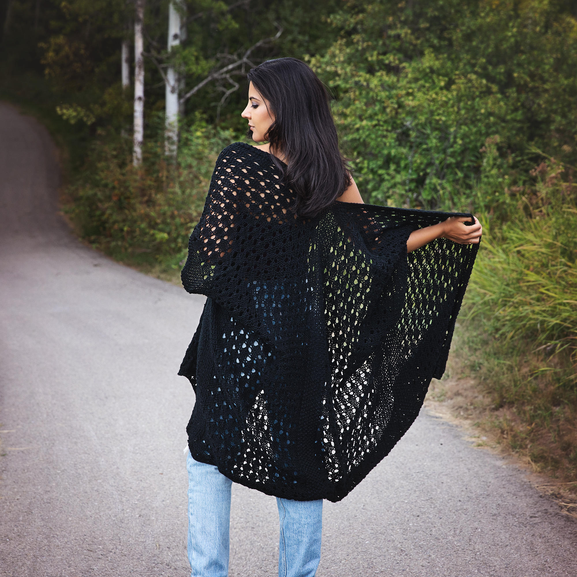 Oversized Cardigan Knitting Pattern - Leelee Knits