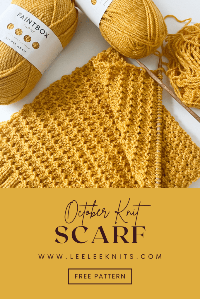 Knit Scarf Pattern