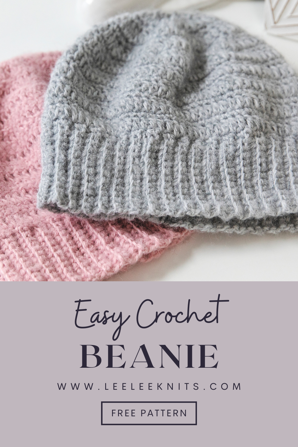 Easy Crochet Beanie Crochet Pattern 