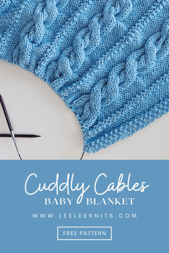 Cable Knit Baby Blanket Pattern