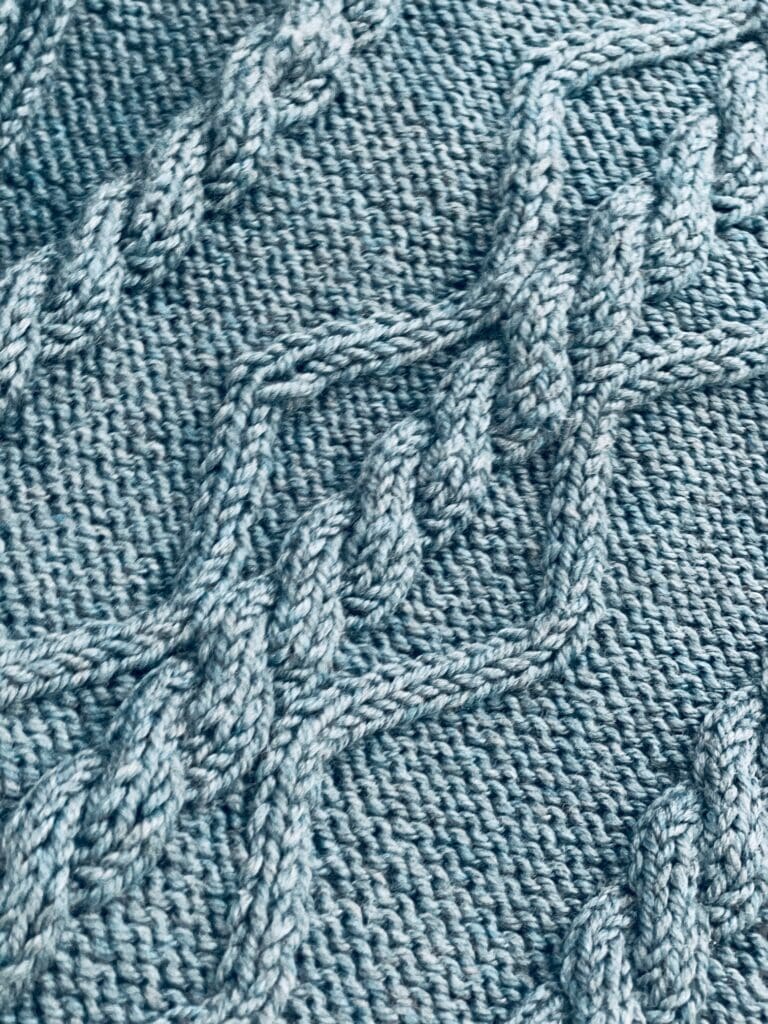 Knit Throw Blanket Pattern