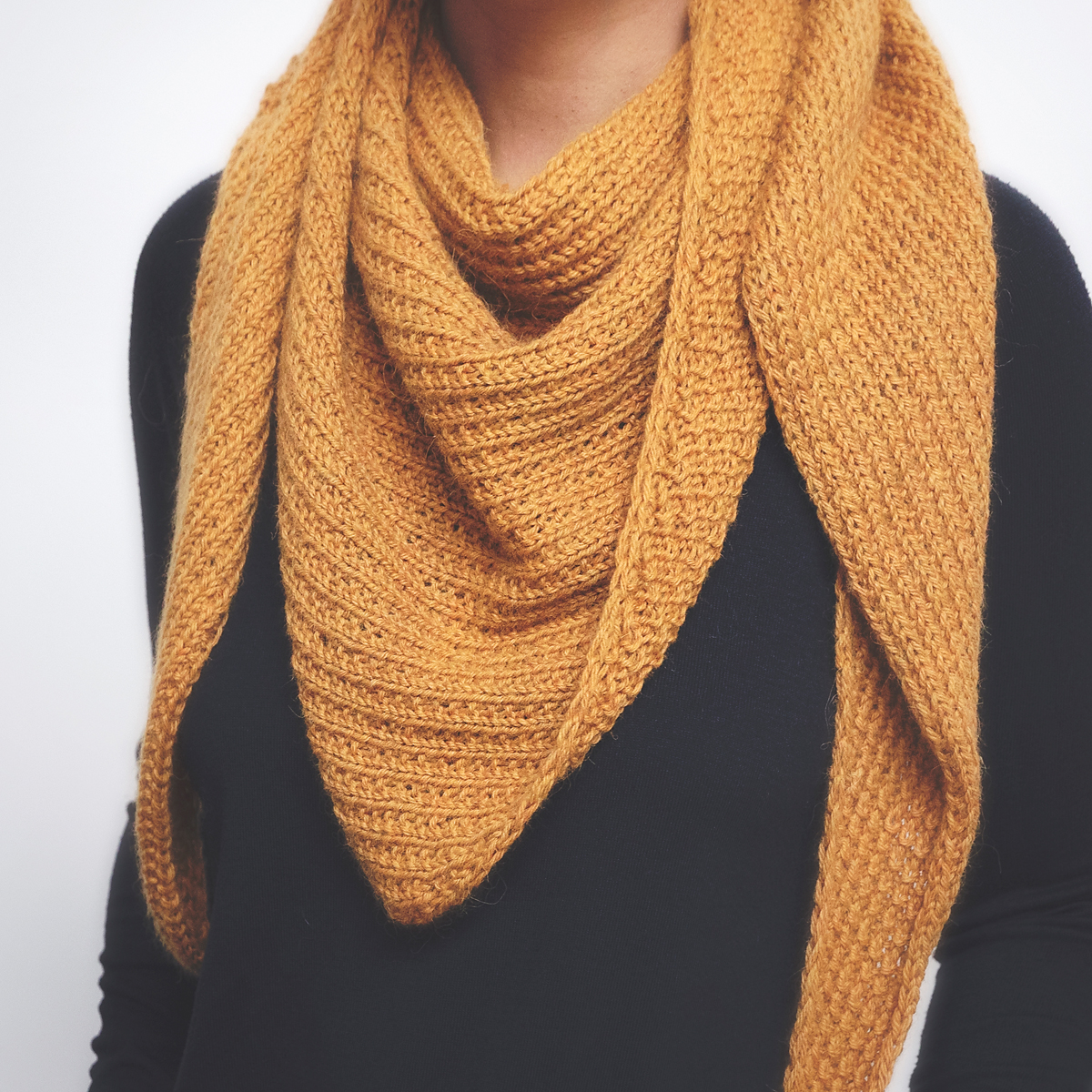 Triangle Scarf Knitting Pattern - Leelee Knits